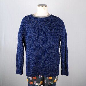 NWT - Nine West Jeans Women's Blue Depths Monica Knitted Sweater Size L